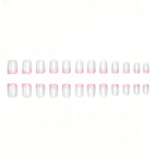 Press-On Nails Salon Acrylic Ombre French Tip 24-Piece Set