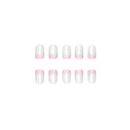 Press-On Nails Salon Acrylic Ombre French Tip 24-Piece Set