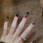 Press-On Nails Salon-Quality Peel & Stick Gem Bow