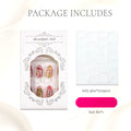 Press-On Nails Salon-Quality Reusable Kit With Glue & File