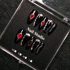 Press-On Nails Sculpted Artistic Design No Glue & Long-Lasting