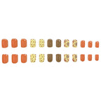 Press-On Nails Seasonal Floral Hypoallergenic Set of 24