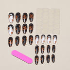Press-On Nails Seasonal Floral Peel-and-Stick & Reusable
