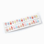 Press-On Nails Self-Adhesive Floral Pastel