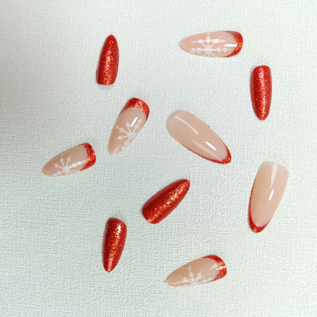 Press-On Nails Self-Adhesive Long-Lasting Set of 24