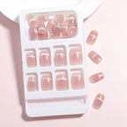 Press-On Nails Self-Adhesive Natural Lightweight Set of 30