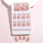 Press-On Nails Self-Adhesive Natural Lightweight Set of 30