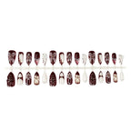 Press-On Nails Self-Adhesive & Reusable Floral Design