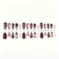 Press-On Nails Self-Adhesive & Reusable Floral Design