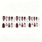 Press-On Nails Self-Adhesive & Reusable Floral Design