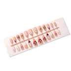 Press-On Nails Set Floral Art & Long-Lasting Wear