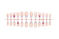Press-On Nails Set Flower & Polka Dot Multiple Sizes