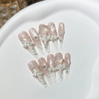 Press-On Nails Set Stiletto Shape Reusable & Easy Application