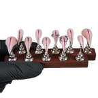 Press-On Nails Sharp Stiletto High-Gloss & Reusable