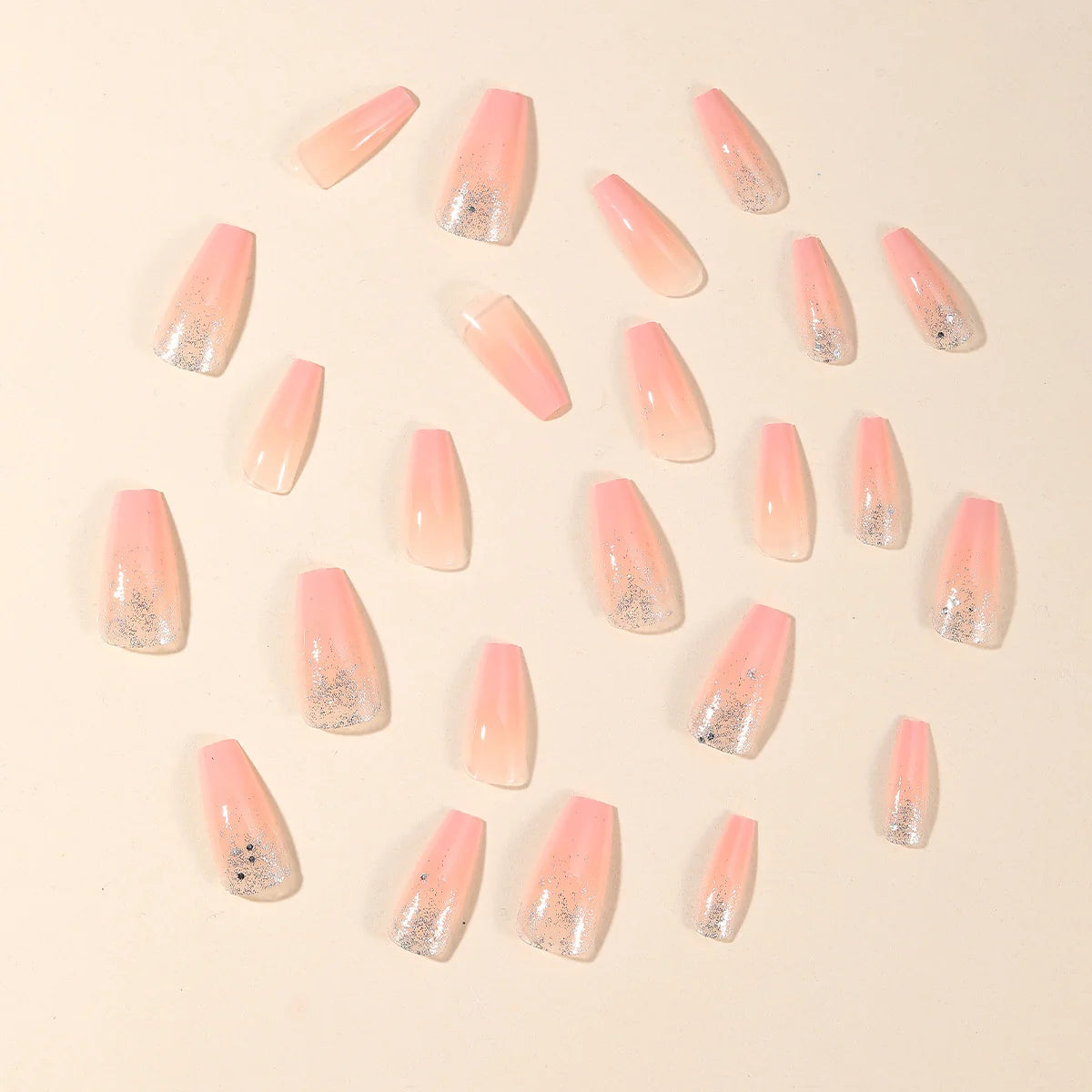 Press-On Nails Sparkle Accent & Easy-Apply