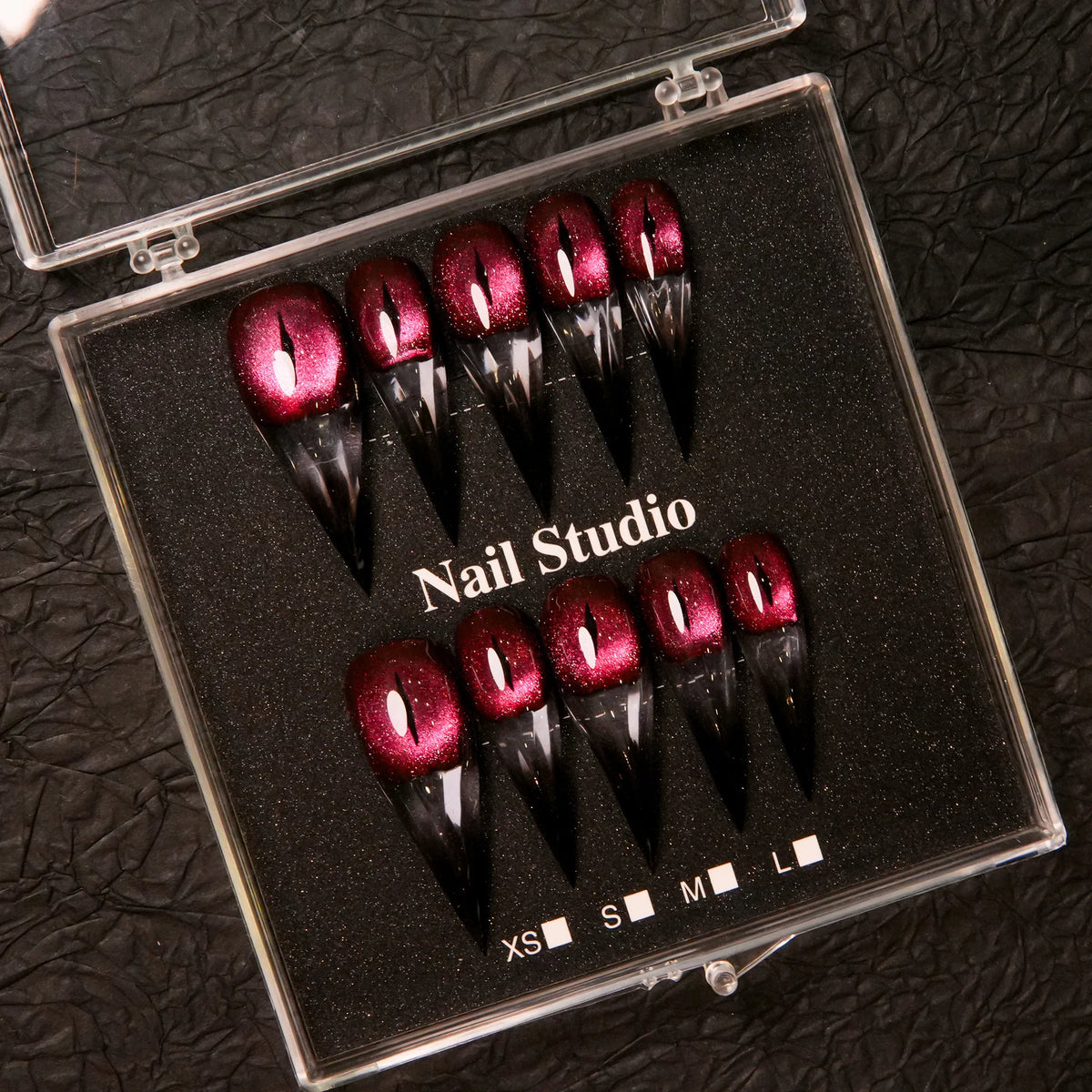 Press-On Nails Sparkle Finish Reusable No Glue