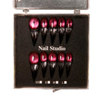 Press-On Nails Sparkle Finish Reusable No Glue