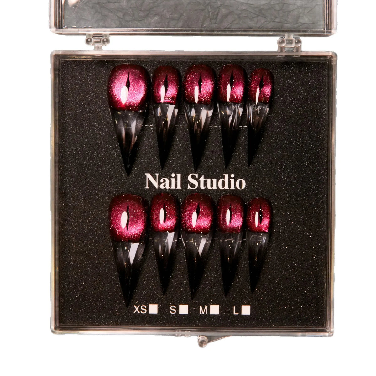 Press-On Nails Sparkle Finish Reusable No Glue