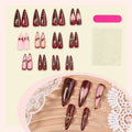 Press-On Nails Sparkling Design Adhesive Strips