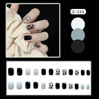 Press-On Nails Sparkling Embellished Glue-Free & Long-Lasting