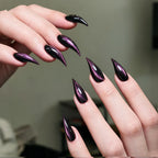 Press-On Nails Spiked Stiletto Reusable Adhesive