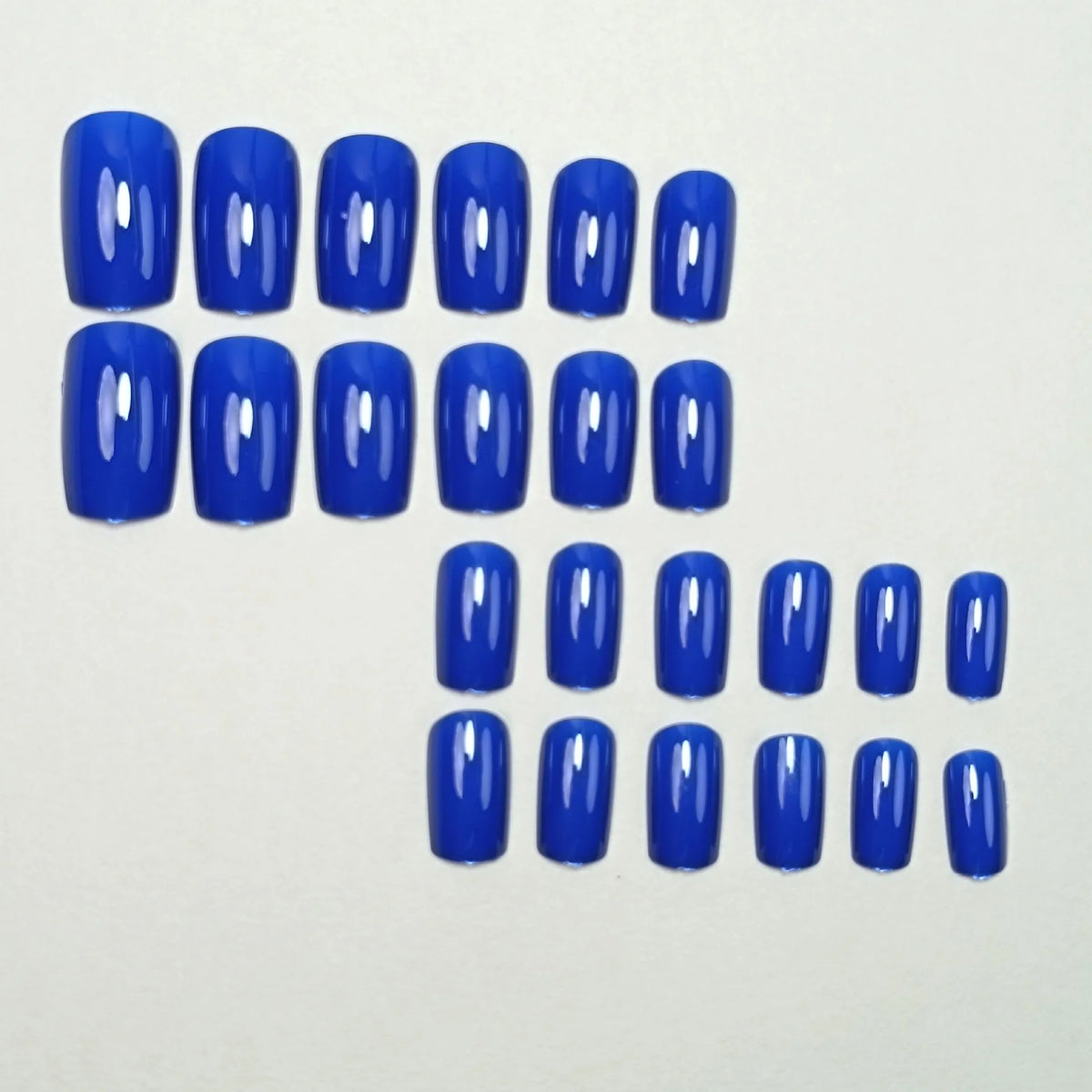 Press-On Nails Square Glossy Reusable