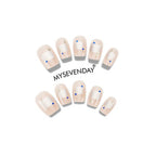 Press-On Nails Star & Dot 30-Piece Adhesive Tabs