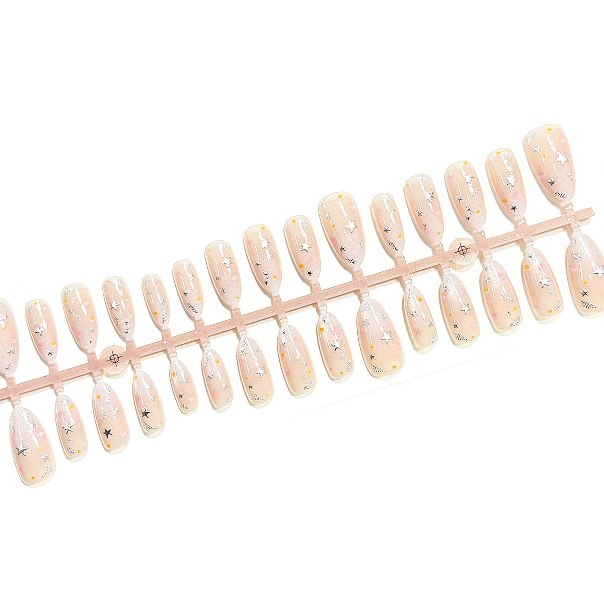 Press-On Nails Star & Floral Chip-Resistant Multiple Sizes