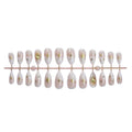 Press-On Nails Starburst Metallic Peel-And-Stick & Comfortable Fit