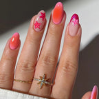 Press-On Nails Starfish Ombre Reusable & Easy Application
