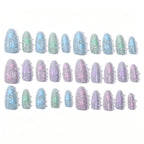 Press-On Nails Starry Design Reusable Easy Application