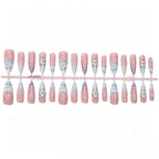 Press-On Nails Starry Design Reusable Easy Application
