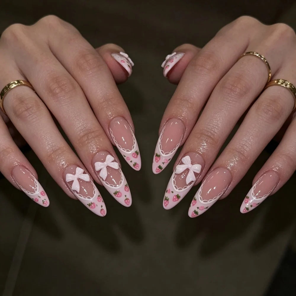 Press-On Nails Starry Night Pre-Glued Multiple Sizes