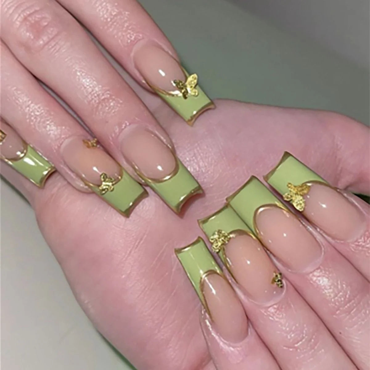 Press-On Nails Starry Night Pre-Glued Multiple Sizes