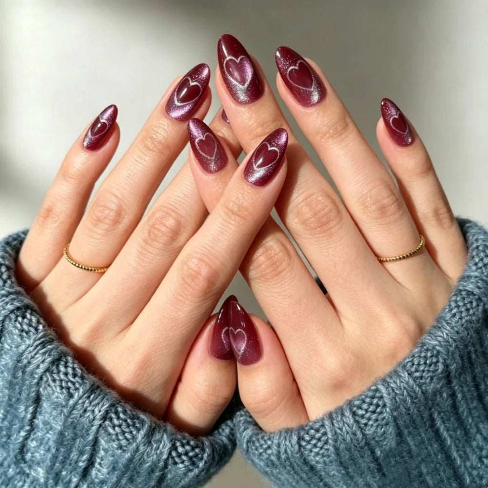 Press-On Nails Starry Night Pre-Glued Multiple Sizes