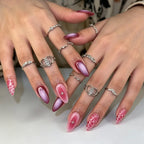 Press-On Nails Starry Night Pre-Glued Multiple Sizes