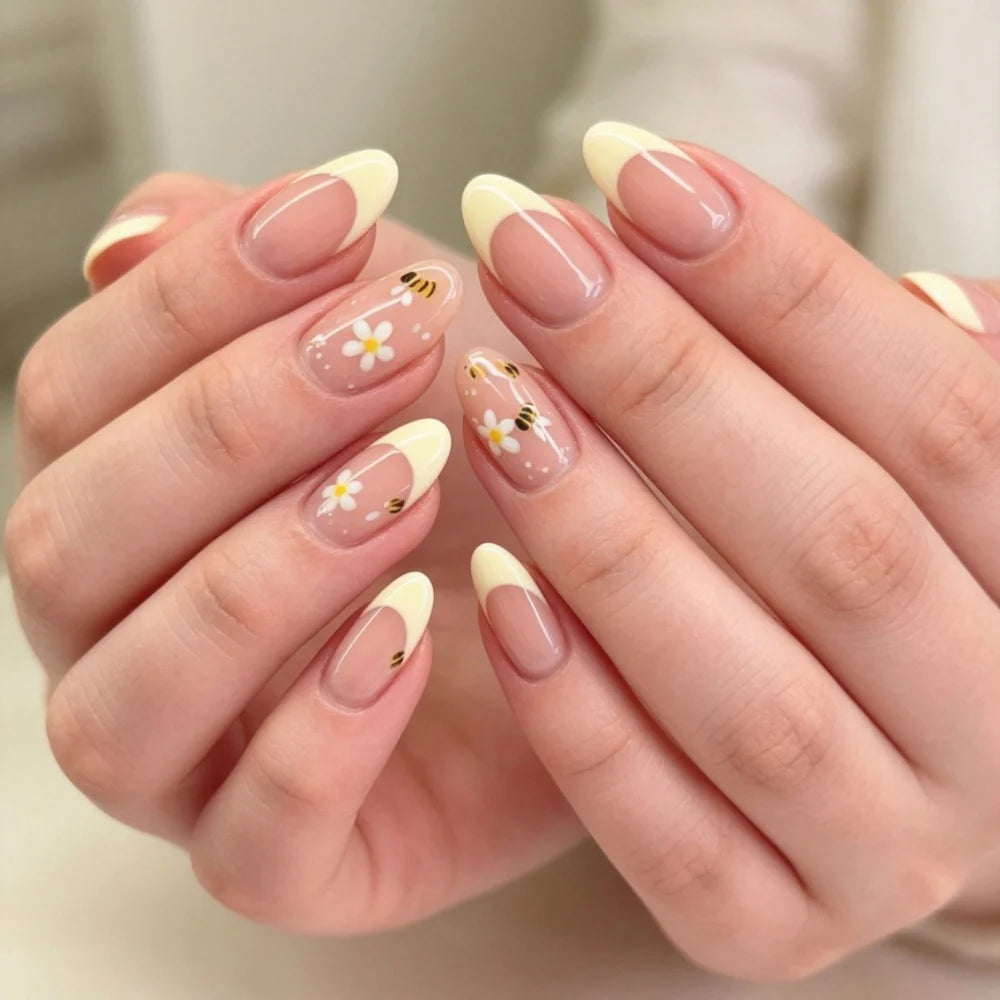 Press-On Nails Starry Night Pre-Glued Multiple Sizes