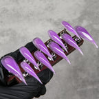 Press-On Nails Stiletto Adhesive Backing Reusable