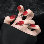 Press-On Nails Stiletto Adhesive Backing & Reusable