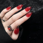 Press-On Nails Stiletto Adhesive Backing & Reusable