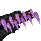 Press-On Nails Stiletto Adhesive Backing Reusable