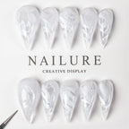 Press-On Nails Stiletto Artistic Peel & Stick