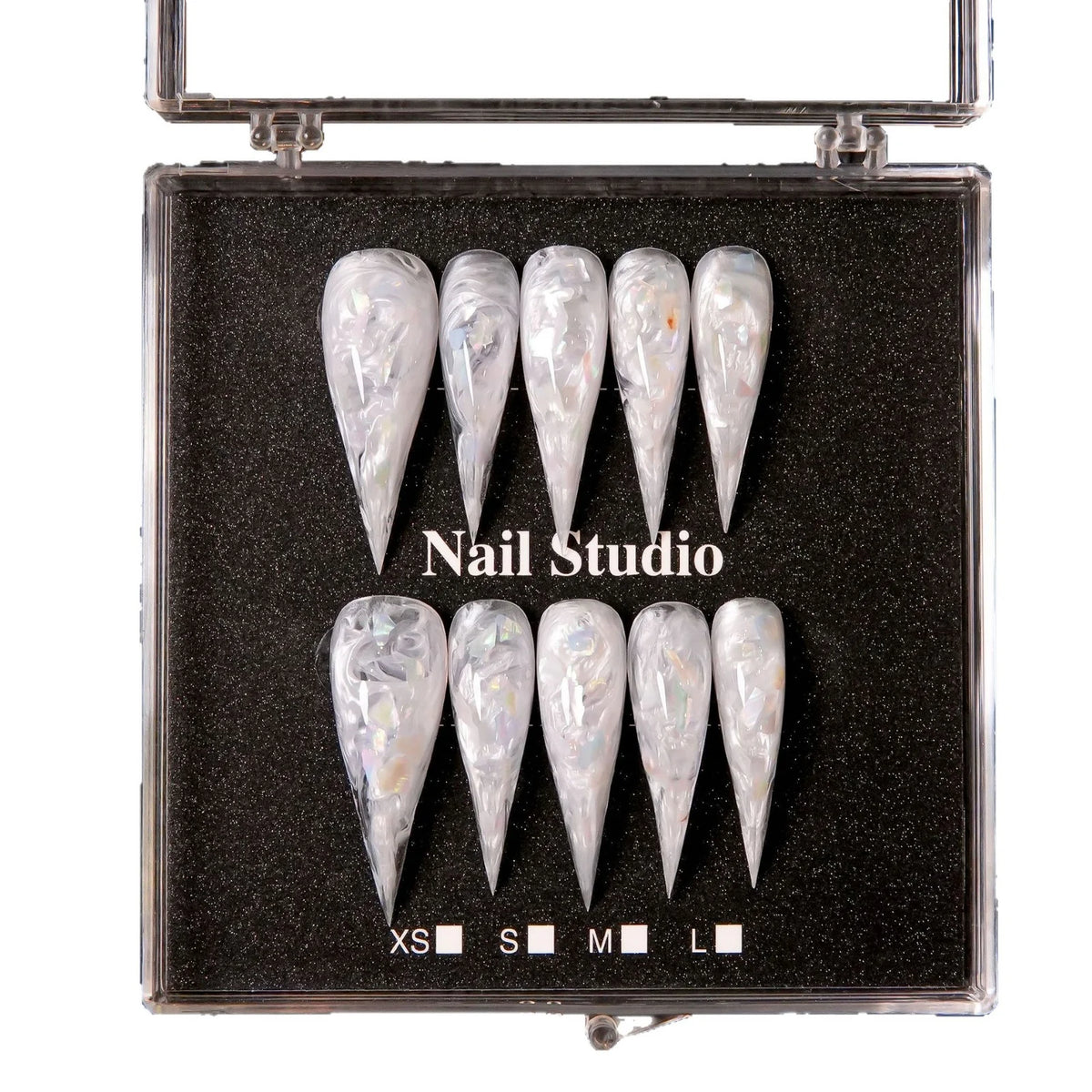 Press-On Nails Stiletto Artistic Peel & Stick