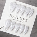 Press-On Nails Stiletto Artistic Peel & Stick