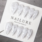 Press-On Nails Stiletto Artistic Peel & Stick