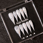 Press-On Nails Stiletto Artistic Peel & Stick