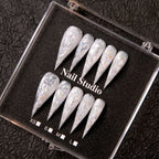 Press-On Nails Stiletto Artistic Peel & Stick
