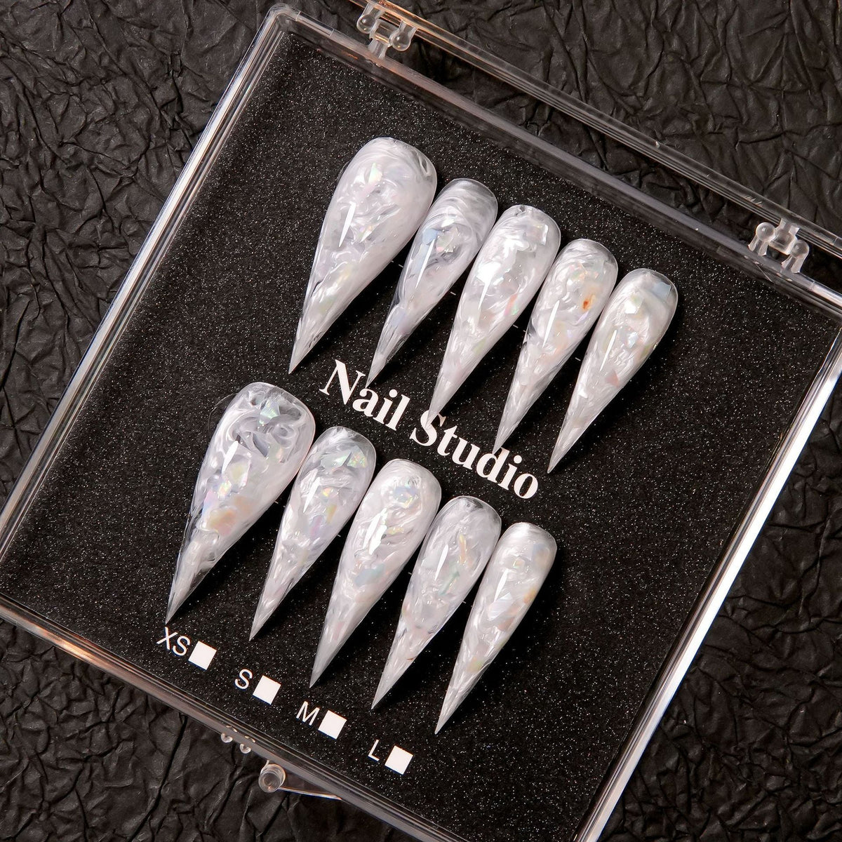 Press-On Nails Stiletto Artistic Peel & Stick