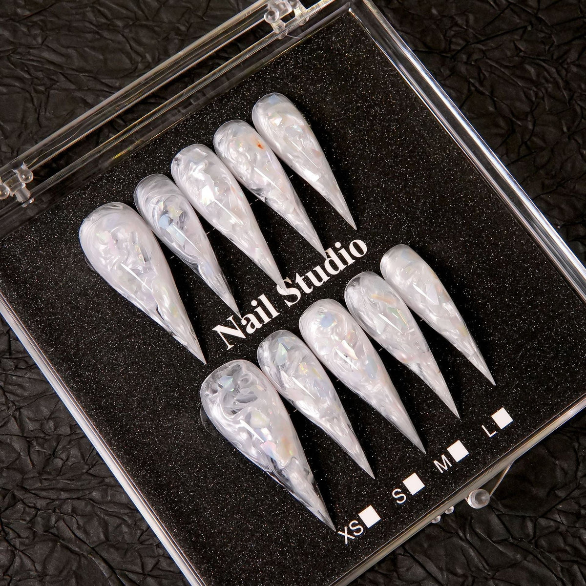 Press-On Nails Stiletto Artistic Peel & Stick