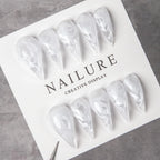 Press-On Nails Stiletto Artistic Peel & Stick
